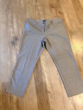 The Limited Gray Women's Straight-Leg Trousers